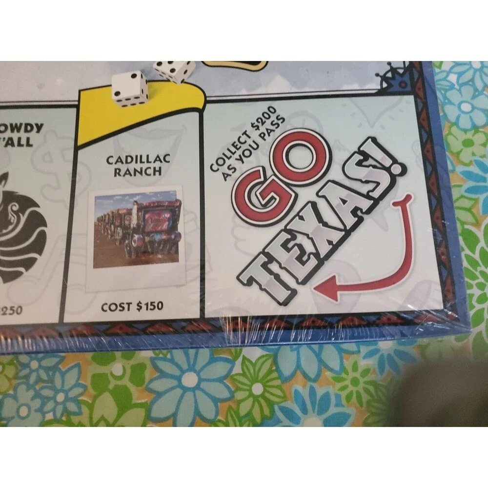NEW Texasopoly ~ State of Texas Monopoly Style Board Game ~ Texas Opoly ~ NIB